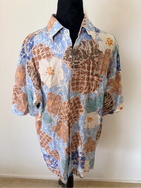 Men's  Tori Richard button up silk shirt